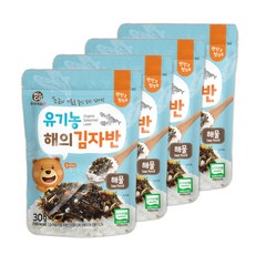 Miznco 孩童海苔酥, 海鮮口味, 4包