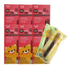 짱죽 쌀눈 어린이육포, 한우, 6개, 30g
