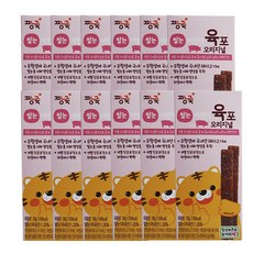 짱죽 쌀눈 어린이육포, 오리지널, 12개, 30g
