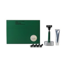 블락 스페셜세트 포그그린, 1세트, 블락면도기 + 스탠드 + 쉐이빙클렌져 + 면도날 4p