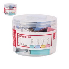 deLi 金屬雙夾 E8551A 01號 12入, 51mm, 2罐