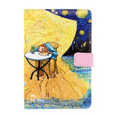 VIC DREAM 32K梵高漫畫風圖畫筆記本, 夜晚露天咖啡座