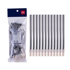 deLi 按壓按鈕式掛繩, 灰色的, 24個