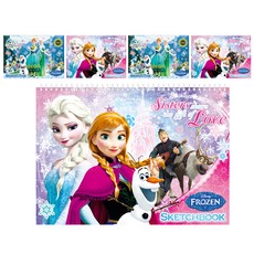 희망노트 디즈니 겨울왕국 스케치북 랜덤 발송 5p, 250 x 345 mm, 18매
