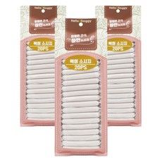헬로도기 참좋은간식 강아지 하얀소시지 20p, 북어, 180g, 3개