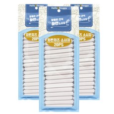 헬로도기 참좋은간식 강아지 하얀소시지 20p, 치킨치즈, 180g, 3개