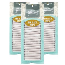 헬로도기 참좋은간식 강아지 하얀소시지 20p, 연어, 180g, 3개