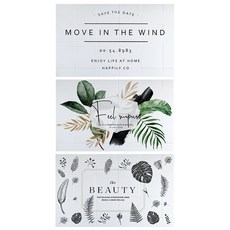 JCC 廚房防油貼紙 3入組, 1套