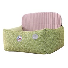 레드퍼피 드라이밍 펫트라 반려동물 카시트 점보대형, 카키, 1개