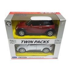 新世界名車汽車壓鑄雙件組 A套組, 混合顏色