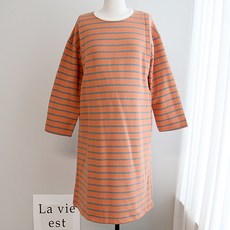 iyaan 孕婦條紋長袖連身裙