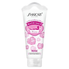SHARCART 玫瑰浴鹽多合一洗髮沐浴乳, 320克, 1個