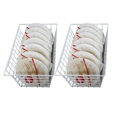 MS Living 多功能收納籃小號 2p, 白色的