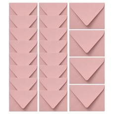 walgadaks 迷你信封袋, 07號 玫瑰粉, 20個