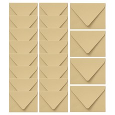 walgadaks 迷你信封袋, 淺褐色, 20個