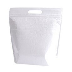 手提保溫夾鏈袋 6入, 白色的