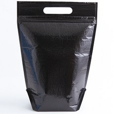 手提保冷袋 小 6入, 黑色的