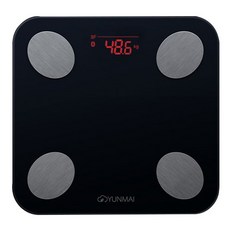 윈마이 스마트 체중계 미니2, M1690, 블랙, 1개