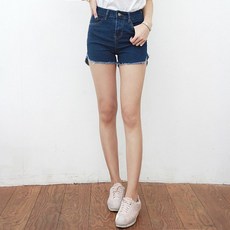 JAL BBA JEAN 女款圓形剪裁合身短褲
