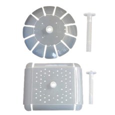 HANSEL 食品發酵熟成醃漬用壓漬器 方形+圓形, 單一顏色, 1套