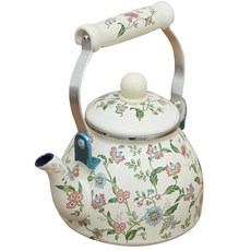 Kitchenfree IH感應爐適用印花琺瑯茶壺, 1.7L, 常春藤