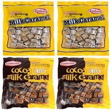 Embare 牛奶焦糖 350g*2入+可可與牛奶焦糖 350g*2入, 1組
