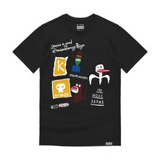 아틀란틱그래픽스 남여공용 통기성 반팔 티셔츠 AT007