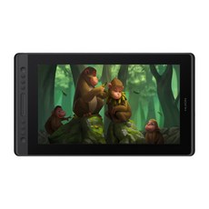 HUION KAMVAS PRO 16 PREMIUM繪圖螢幕, GT-156, 黑色的