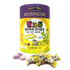 잘크톤 멀티쑥쑥 츄어블정 포도맛, 90정, 1개