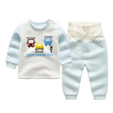 STARDOOR 男孩的可愛角色家居服上下套裝 Q035BKSA014