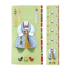 From&To 富賢馬褂韓服信封 B227q4, 混合顏色, 6個