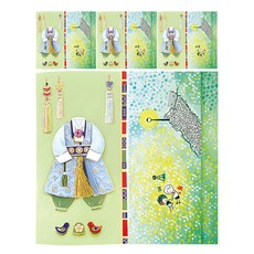 프롬앤투 부현마고자 봄봄 봉투 세트 B227q4 x 4p + B104q5 x 4p, 혼합 색상, 1세트