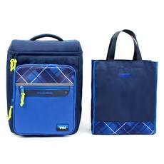 WINGHOUSE 格紋雙肩包+手提袋組 WH0517