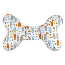 BABY&I 印花蝴蝶枕, 薄荷綠 北極熊款