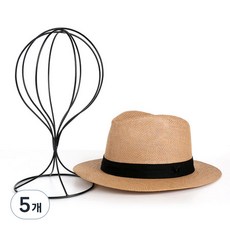 스텐드 모자 진열대 원형, 5개