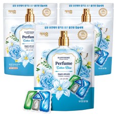 HAPPYHOME 多效合一洗衣膠囊 Cotton blue香, 3袋, 28顆