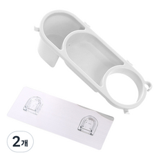 MONACO OLIVE 3孔吹風機架, 白色, 2個