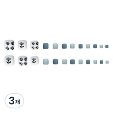 비투윈 수난일 데일리 패디팁 JJP101-B3, 3개, 큐티 플라워