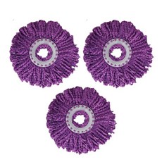360度旋轉拖把替換布頭組 16cm, 3個