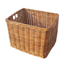 長方形藤編收納籃 S609LM, 混色, 1個