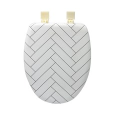 LIPACO Ltree O形馬桶圖案坐墊 XL號, 灰色的, 1個