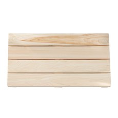 森林之愛 扁柏原木方形腳踏板 600 x 400 x 35 mm, 單一顏色, 1個