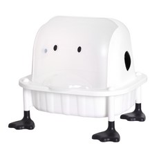 보노하우스 모던 펭귄 정리함, 화이트, 1개