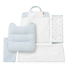 코코내니 신생아 침대 교체용 추가 겉커버 전체 + 내니랩 + 내니서포트 세트, 캔디드롭, 1개