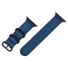 VICHELLE Apple Watch 3/4/5/6/SE 織物運動錶帶（可交互使用 38/40 毫米）, 藍色, 1個