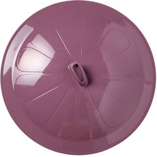 Kitchen Factory 粉彩矽膠煎鍋蓋 勃根地粉紅色, 29厘米, 1個, 29cm