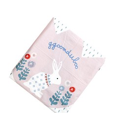 Ggoomduboo 冬季超細纖維棉毯 兔兔, 粉色