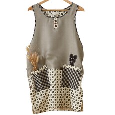 Bodeurae 小老鼠圍裙, 黑色, 1個