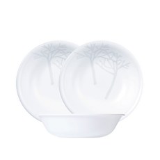 코렐 실버트리, 3개, 원형 앞접시