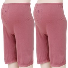 孕婦產後彈性7分內襯褲 2入